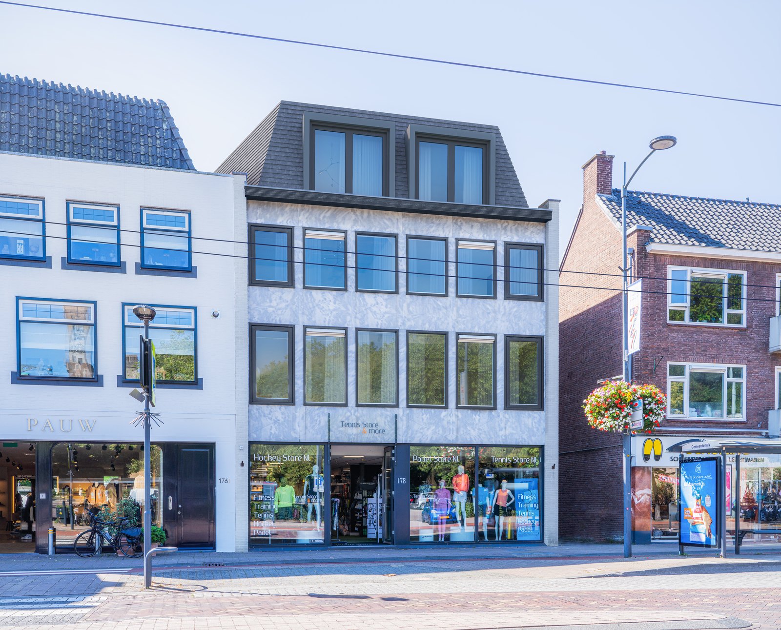 Utrechtseweg 178 — voorzijde met nieuwe kaplaag (render)